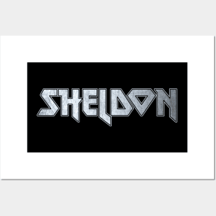 Heavy metal Sheldon Posters and Art